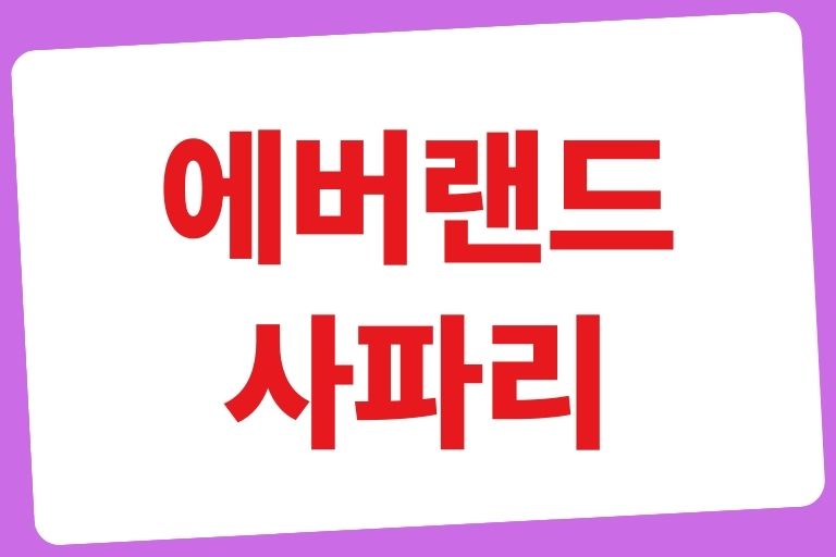 에버랜드 사파리 예약, 트램, 할인, 빨리들어가는법