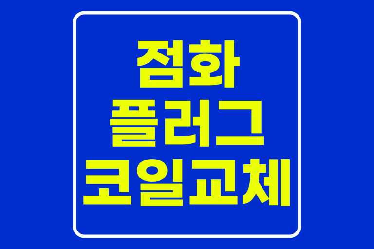 점화플러그 코일 교체 비용