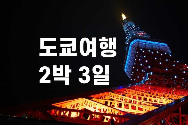 도쿄 여행 코스 2박 3일
