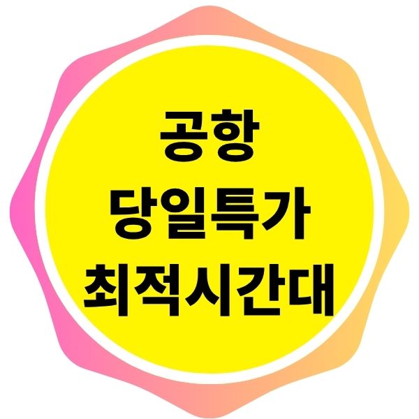 공항 당일특가 최적 시간대, 지금 바로 잡으면 항공권 50% 할인!